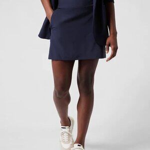 Athleta Brooklyn Mid Rise 16 Skort Navy